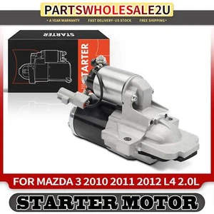 1x New Starter Motor for Mazda 3 2010-2012 L4 2.0L 1.0KW 12V CW 11T LF8J18400B - Picture 1 of 8