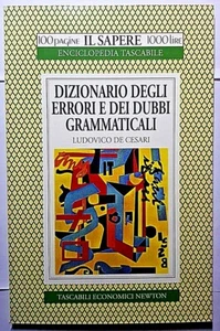 Dictionary Of Errors And Grammatical Doubts - Ludovico De Cesari - Picture 1 of 1