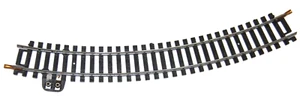 LIMA USATO H0 1:87 BINARIO CURVO ATTACCO CORRENTE RAGGIO 360MM 36° 3030 A / B - Imagen 1 de 4