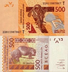West African States TOGO - 500 francs 2022 FDS - UNC - Imagen 1 de 1