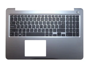 LOT OF 25 DELL 5565 SPANISH LATIN KEYBOARD PALMREST ASSEMBLY WH9FR NO TOUCHPAD - Picture 1 of 2