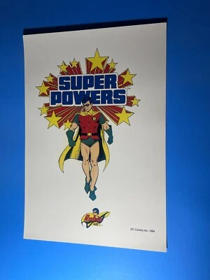 SUPER-POWERS DC COMICS ROBIN THE BOY WONDER ENORME 13x19 POSTER NOVO. - Imagem 1 de 3