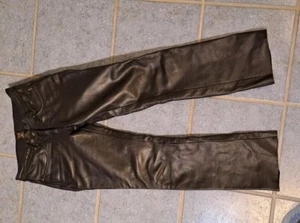 Polo Lederjeans Gr.38 schwarz sehr gut erhalten - Bild 1 von 2