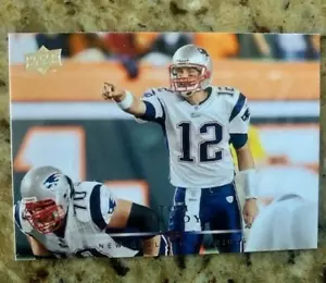 Tarjeta de cubierta superior Tom Brady New England Patriots 2008 #112 - Imagen 1 de 2