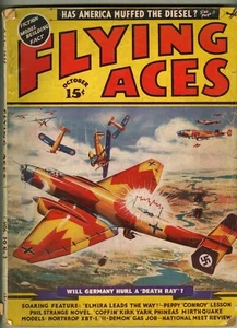 Flying Aces October 1938 VG Will Germany Hurl a Deah Ray? - Picture 1 of 2
