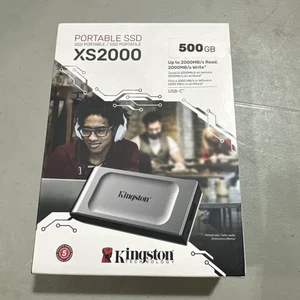 Kingston Xs2000 500 g SSD portátil de alto rendimiento con USB-C | tamaño de bolsillo - Imagen 1 de 6