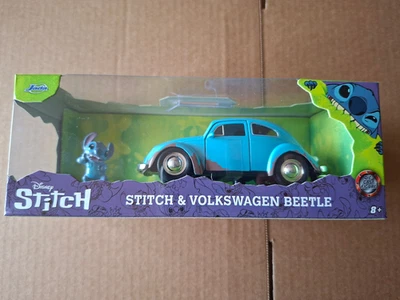 Jada 1/32 1959 Volkswagen Maggiolino Lilo e punto, blu (e) - Immagine 1 di 4