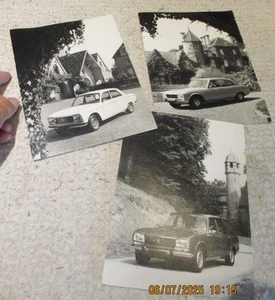 Anciennes Photographies de presse Publicité Automobiles Peugeot 204 504 & Break - Foto 1 di 4