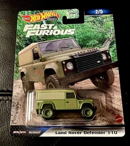 🏁 Hot Wheels Premium 2023 Land Rover Defender 110 Fast & Furious 1/64 🏁 - Picture 1 of 2