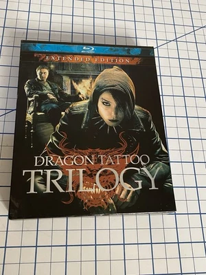 Dragon Tattoo Trilogy Extended Edition (Blu-ray, 2008) 4-DISC Set Uncut Unrated - Image 1 of 4