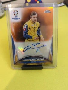 Topps Cromo UEFA Euro 2024 Andriy Shevchenko Auto /25 - Ucrania  - Imagen 1 de 11