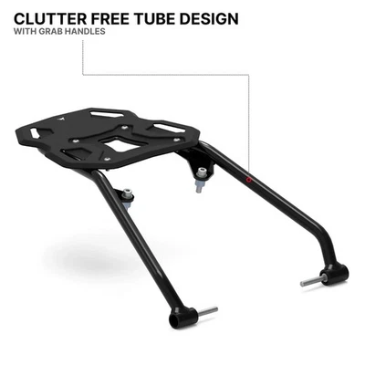 Top Rack + Rack Plate fits 2025 KTM 390 Adventure X/S - Imagem 1 de 4