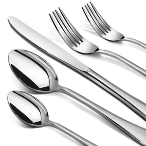 Silverware Set, 40 Piece Stainless Steel Cutlery Sets for 8, Heavy Duty Flatw... - Picture 1 of 9