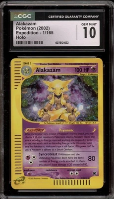 Pokemon Alakazam Expedition Holo Rare #1 CGC 10 Gem Mint - Image 1 of 2
