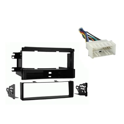 Fits Kia Spectra 5 2007-2009 Single DIN Stereo Harness Radio Install Dash Kit - Image 1 of 3