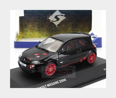 1:43 SOLIDO Renault Megane Rs R26-R 2008 Black Red SL4310206 - Immagine 1 di 2