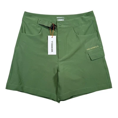NEW Merrell Womens Double Weave Shorts Garden Green Hiking Outdoor Size Small - Image 1 of 4