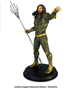 Icon Heroes DC Comics Justice League Movie Aquaman Statue Used - Picture 1 of 4