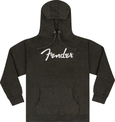 Sudadera con Capucha Fender® Original Logo Espagueti, Gris Brezo, Modelo Pequeño # 9113102306 Foto 1 de 2
