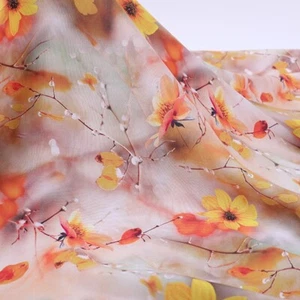 1 meter X 1.4 meter Digital Print Viscose Textile Fabric For Dress Shirt - Picture 1 of 6