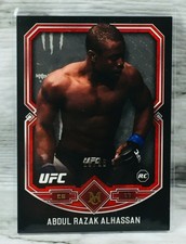 2017 Topps UFC Museum (#10/25) ABDUL RAZAK ALHASSAN RUBY RED RC ROOKIE CARD