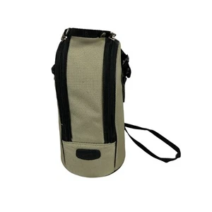 Canon Camera Lens Case LZ1324 Light Beige & Black Nylon with Shoulder Strap - Picture 1 of 4