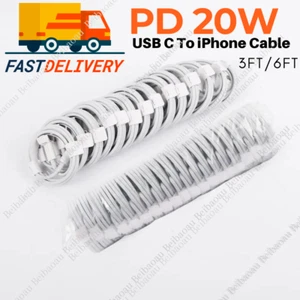 USB-C Power Charging Cord Fast Charger Cable for iPhone 14/13/12/11/XS/XR/8 Lot - Picture 1 of 11
