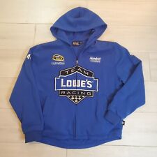 Vintage Nascar Lowes Jimmie Johnson Size Medium Hoodie Chase Authentics Racing