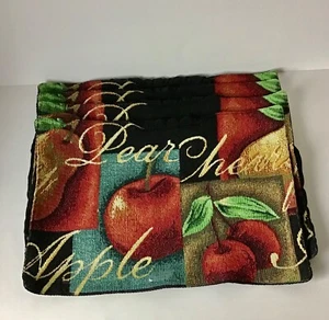 JUEGO DE 4 TAPETES DE MESA CON ESTAMPADO DE TELA DE MODA PARA CENAR - Imagen 1 de 4