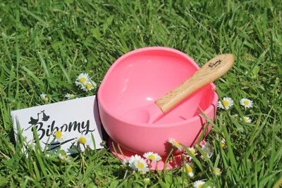 Silikon baby Schüssel set mit Saugnapf/ silicone baby bowl set with suction cup - Bild 1 von 3