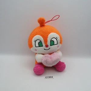 Anpanman C1904 Heart Dokinchan SEGA Toys Plush 6" Stuffed Toy Doll Japan - Picture 1 of 7
