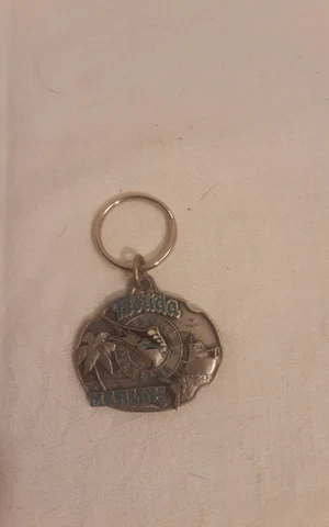 Florida Marlins MLB PEWTER Enamel Jet Fob Keychain Siskiyou 1996 Cover