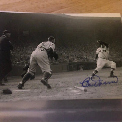 Bobby Doerr Ted Williams Signed 4x6 Photo Auto Red Sox Autograph HOF - Image 1 of 2