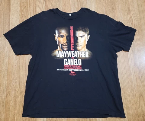 Mayweather vs Canelo  Who's the ONE T-Shirt  Size XXL Pre-owned Cover
