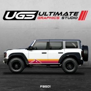 Ford Bronco Retro Mountain Graphics Kit - Picture 1 of 8