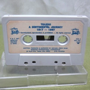 TOLEDO Sentimental Journey cassette tape Michael Drew Shaw '87 Ohio Bicentennial - Imagen 1 de 1