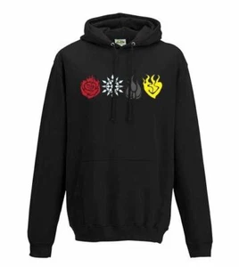RWBY emblemas anime adultos sudadera con capucha - Imagen 1 de 2