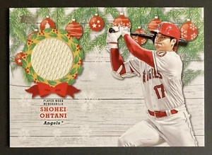 2022 Topps Holiday Shohei Ohtani Relic #WRC-SHO Angels Player Worn Patch Relic - Picture 1 of 2