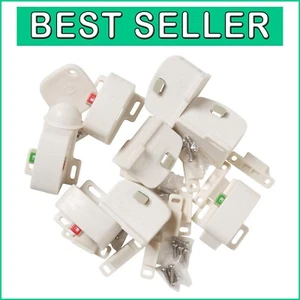 Secure Hidden Magnetic Locking System – 8 Locks with Key to Safeguard Cabinets - Picture 1 of 6