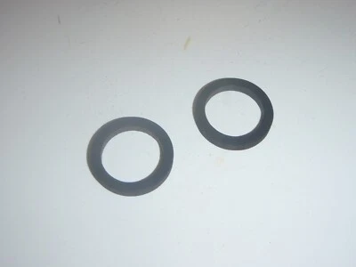 2 sellos de goma originales de manivela de campana de 3/4 pulgadas Willys MB GPW tempranos CJ-2A nuevos en stock Foto 1 de 2