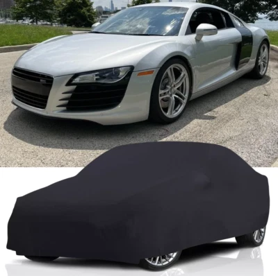 Cubierta de coche completa elástica a prueba de polvo personalizada impermeable para Audi R8 2008-2022 Foto 1 de 4