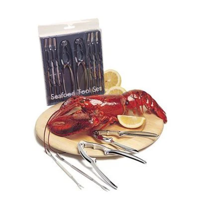 100% Genuine! AVANTI 8 Piece Seafood Tool Set 6 Forks 2 Crackers! RRP $32.95! - Image 1 of 4