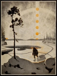 Postmen of the Wilderness : Arthur Heming : Canadian Art Print to Frame - Picture 1 of 2