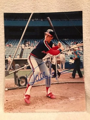 AWESOME Wally Joyner Autographed 8x10 Photo, California Anaheim Angels, MINT!! - Image 1 of 2