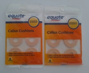 Equate Callus Cushions 12 Count (2 packs) Reduces Friction, Self Adhesive - Picture 1 of 3
