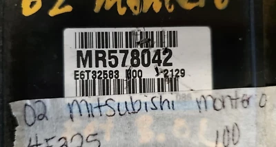 Computadora ecu MR578042 Mitsubishi Montero ecm 2002 Foto 1 de 3