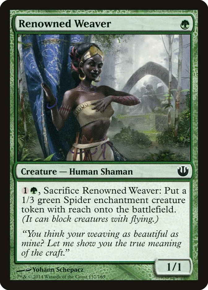 Magic the Gathering (mtg): JOU: Renowned Weaver - Image 1 of 1