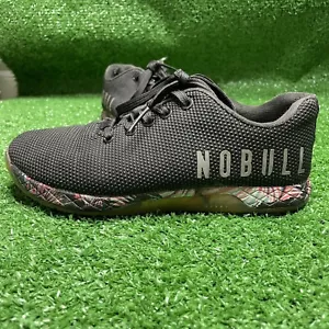 Zapatos de palma de medianoche NOBULL para hombre talla 6 para mujer talla 7,5 negros entrenadores florales - Imagen 1 de 20