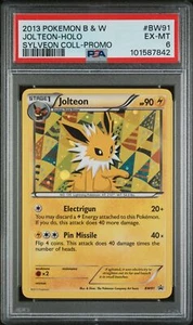 2013 PokéMon TCG Jolteon #BW91 Sylveon Coll-Promo PSA 6 - Foto 1 di 2