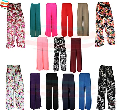 Pantalons De Lounge Élastiques Unis À Imprimé FLORAL Pour Femmes Taille Lot - Photo 1/2